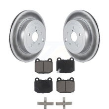 Load image into Gallery viewer, Rear Coated Disc Brake Rotors And Ceramic Pads Kit For Subaru Impreza WRX STI