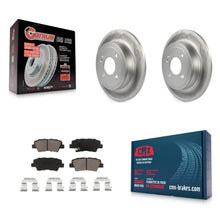 Load image into Gallery viewer, Rear Coated Disc Brake Rotors And Ceramic Pads Kit For Hyundai Accent Kia Rio