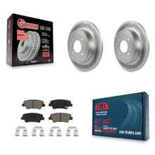Load image into Gallery viewer, [Rear] 2011 Hyundai Accent Premium Coated Rotors &amp; Ceramic Pads Brake Kit For Max Braking