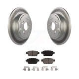 [Rear] 2006-2014 Honda Ridgeline Premium Coated Rotors & Ceramic Pads Brake Kit For Max Braking