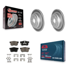 Load image into Gallery viewer, Rear Coated Disc Brake Rotors And Ceramic Pads Kit For Honda Crosstour Accord