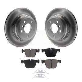 [Rear] 2009 BMW X6 xDrive35i From 10 08 Premium Coated Rotors & Ceramic Pads Brake Kit For Max Braking
