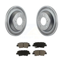 Charger l&#39;image dans la galerie, Rear Coat Brake Rotors Ceramic Pad Kit For Kia Rondo With Electric Parking