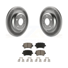 Charger l&#39;image dans la galerie, Rear Coat Disc Brake Rotors Ceramic Pad Kit For 2009 Audi A4 Quattro Convertible