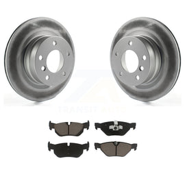 [Rear] 2008-2013 BMW 128i Premium Coated Rotors & Ceramic Pads Brake Kit For Max Braking
