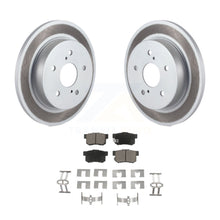 Load image into Gallery viewer, Rear Coated Disc Brake Rotors And Ceramic Pads Kit For 2010-2013 Suzuki Kizashi