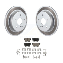 [Rear] 2010-2013 Suzuki Kizashi Premium Coated Rotors & Ceramic Pads Brake Kit For Max Braking