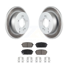 Charger l&#39;image dans la galerie, Rear Coated Disc Brake Rotors And Ceramic Pads Kit For 2007-2012 Kia Rondo