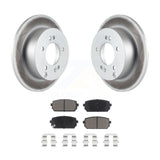 [Rear] 2007-2012 Kia Rondo Premium Coated Rotors & Ceramic Pads Brake Kit For Max Braking