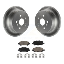 Charger l&#39;image dans la galerie, Rear Coated Disc Brake Rotors And Ceramic Pads Kit For 2009-2016 Toyota Venza