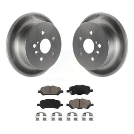 [Rear] 2009-2016 Toyota Venza Premium Coated Rotors & Ceramic Pads Brake Kit For Max Braking