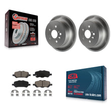 Load image into Gallery viewer, [Rear] 2009-2016 Toyota Venza Premium Coated Rotors &amp; Ceramic Pads Brake Kit For Max Braking