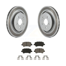 Load image into Gallery viewer, Rear Coated Disc Brake Rotors And Ceramic Pad Kit For Volvo S60 XC70 S80 V60 V70