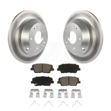 Charger l&#39;image dans la galerie, Rear Coat Brake Rotors Ceramic Pad Kit For Kia Sorento With Red Painted Calipers