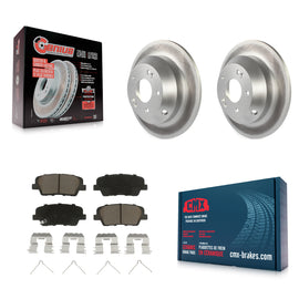Rear Coat Brake Rotors Ceramic Pad Kit For Kia Sorento With Red Painted Calipers