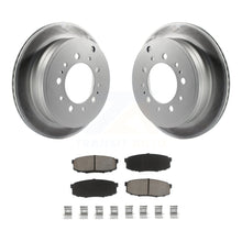 Load image into Gallery viewer, Rear Coat Brake Rotor Ceramic Pad Kit For Toyota Tundra Sequoia Lexus LX570 Land