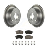 Rear Coated Disc Brake Rotors And Ceramic Pads Kit For Kia Forte Koup Forte5