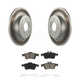 Rear Coated Disc Brake Rotors And Ceramic Pads Kit For Volvo S40 C70 C30 V50