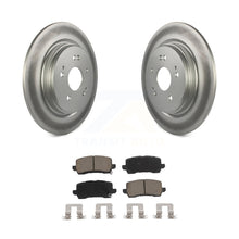 Load image into Gallery viewer, Rear Coated Disc Brake Rotors And Ceramic Pads Kit For 2015-2020 Acura TLX