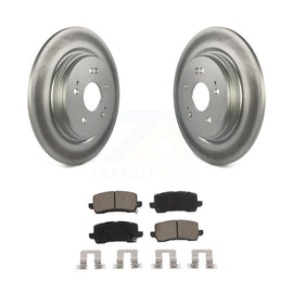 [Rear] 2015-2020 Acura TLX Premium Coated Rotors & Ceramic Pads Brake Kit For Max Braking