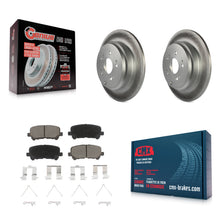 Load image into Gallery viewer, Rear Coat Disc Brake Rotor Ceramic Pad Kit For Honda Odyssey Pilot Acura MDX ZDX