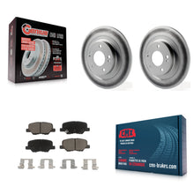 Load image into Gallery viewer, Rear Coated Brake Rotors Ceramic Pad Kit For Mitsubishi Outlander Sport PHEV RVR