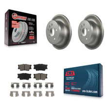 Load image into Gallery viewer, Rear Coat Brake Rotor Ceramic Pad Kit For Toyota Camry Lexus ES350 Avalon ES300h