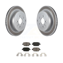 Charger l&#39;image dans la galerie, Rear Coated Disc Brake Rotors And Ceramic Pads Kit For 2008-2011 Land Rover LR2