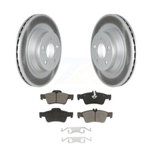 Load image into Gallery viewer, Rear Coated Disc Brake Rotors And Ceramic Pads Kit For Mercedes-Benz CLS550 E550