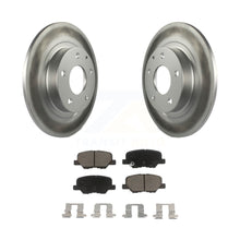 Charger l&#39;image dans la galerie, Rear Coated Disc Brake Rotors And Ceramic Pads Kit For 2014-2015 Mazda 6