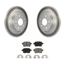 Load image into Gallery viewer, Rear Coated Disc Brake Rotors And Ceramic Pads Kit For 2014-2020 Fiat 500L