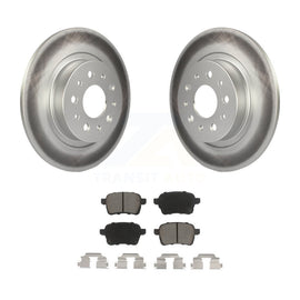 [Rear] 2014-2020 Fiat 500L Premium Coated Rotors & Ceramic Pads Brake Kit For Max Braking