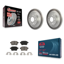 Charger l'image dans la galerie, [Rear] 2014-2020 Fiat 500L Premium Coated Rotors &amp; Ceramic Pads Brake Kit For Max Braking
