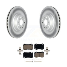 Load image into Gallery viewer, Rear Coated Disc Brake Rotors And Ceramic Pads Kit For Tesla X S