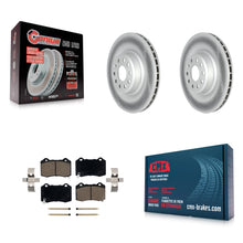 Load image into Gallery viewer, Rear Coated Disc Brake Rotors And Ceramic Pads Kit For Tesla X S