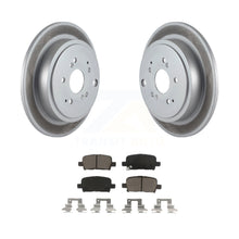 Charger l&#39;image dans la galerie, Rear Coated Disc Brake Rotors And Ceramic Pads Kit For Honda Pilot Acura MDX