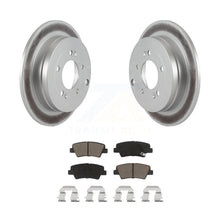 Charger l&#39;image dans la galerie, Rear Coated Disc Brake Rotors And Ceramic Pads Kit For 2007-2009 Kia Amanti