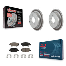 Load image into Gallery viewer, Rear Coated Disc Brake Rotors And Ceramic Pads Kit For 2007-2009 Kia Amanti