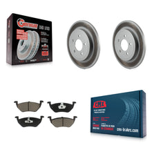 Load image into Gallery viewer, Rear Coat Disc Brake Rotor Ceramic Pad Kit For Ford Escape Mercury Mariner Mazda