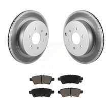 Load image into Gallery viewer, Rear Coated Disc Brake Rotor And Ceramic Pad Kit For 2005-2012 Nissan Pathfinder