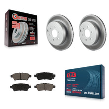 Charger l'image dans la galerie, [Rear] 2005-2012 Nissan Pathfinder Premium Coated Rotors &amp; Ceramic Pads Brake Kit For Max Braking