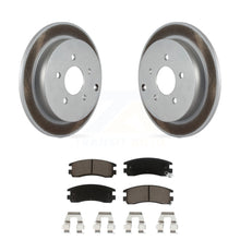 Charger l&#39;image dans la galerie, Rear Coated Brake Rotor &amp; Ceramic Pad Kit For Buick Rendezvous Chevrolet Venture