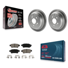 [Rear] 2005-2010 Honda Odyssey Premium Coated Rotors & Ceramic Pads Brake Kit For Max Braking