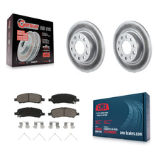 Load image into Gallery viewer, [Rear] 2013-2016 Dodge Dart Premium Coated Rotors &amp; Ceramic Pads Brake Kit For Max Braking
