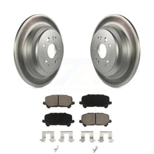 Load image into Gallery viewer, Rear Coated Disc Brake Rotors And Ceramic Pads Kit For 2014-2016 Acura MDX