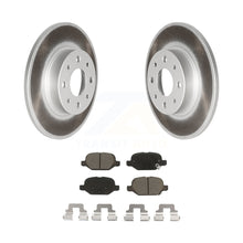 Load image into Gallery viewer, Rear Coated Disc Brake Rotors And Ceramic Pads Kit For Fiat 500