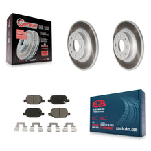 Load image into Gallery viewer, Rear Coated Disc Brake Rotors And Ceramic Pads Kit For Fiat 500