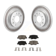 Charger l&#39;image dans la galerie, Rear Coated Disc Brake Rotors And Ceramic Pads Kit For Mazda 3 Sport