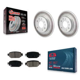 Rear Coated Disc Brake Rotors And Ceramic Pads Kit For Mazda 3 CX-3 Sport