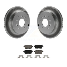 Load image into Gallery viewer, Rear Coat Disc Brake Rotors Ceramic Pad Kit For Ford Edge Mazda CX-7 Lincoln MKX